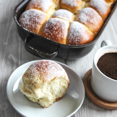 Špaldové tvarohové buchty