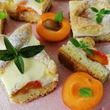 Marhuľový mriežkový koláč