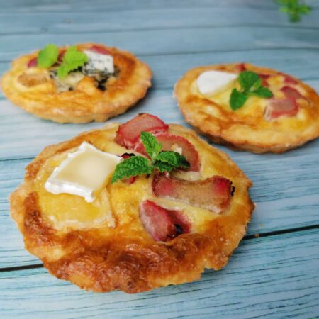 Rebarbora s tromi druhmi syra