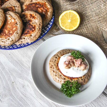 Ruské bliny s tuniakom