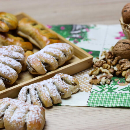 Hrebene s orechovou plnkou