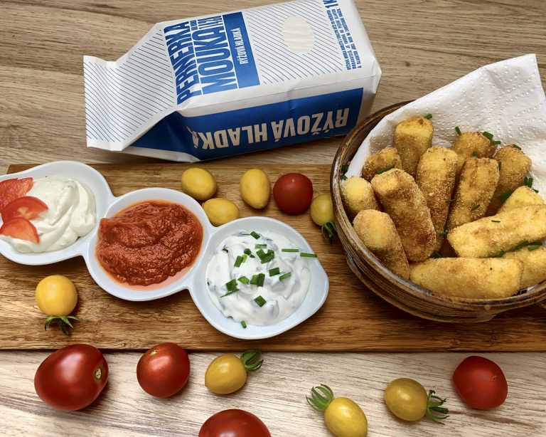 Zemiakové krokety s ryžovou múkou Pernerka