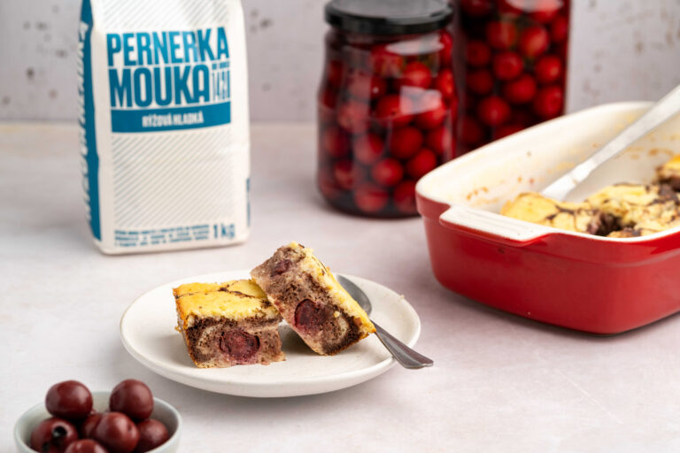 Dvojfarebná bublanina z ryžovej múky Pernerka