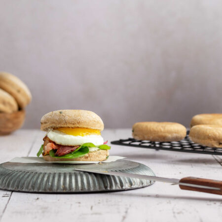 Celozrnné anglické muffiny