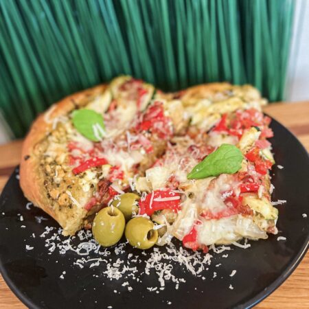 Pizza z cibuľového cesta