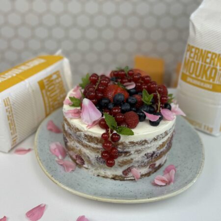 Ovocná torta zo špaldovej múky