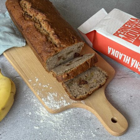 Vegánsky banana bread