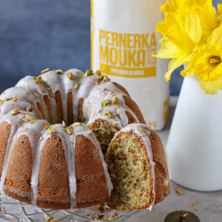 Pistáciová bábovka