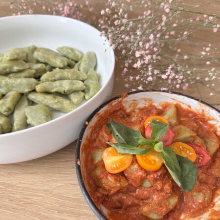 Cukinové halušky s ryžovou múkou